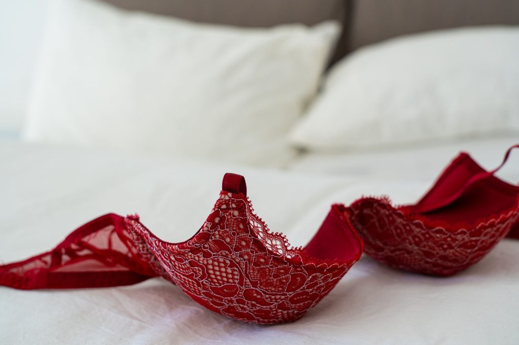Woman in lingerie