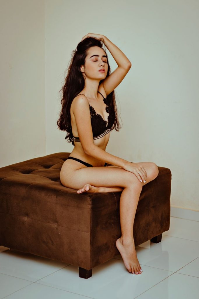 Woman in lingerie
